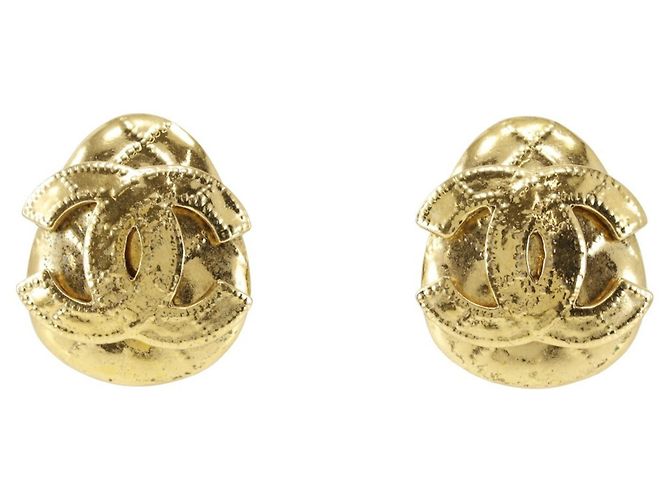 Pendientes Clip Coco Mark de Chanel Dorado