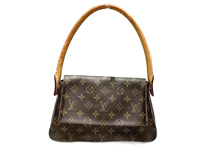 Louis Vuitton Monogram Mini Looping M51147 Handbag Brown  ref.1507345