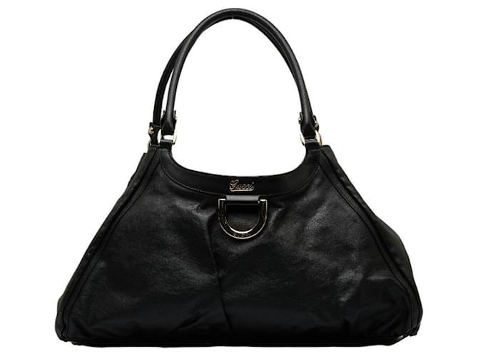 Gucci Abbey Shoulder Bag 189835 Black Leather  ref.1507507