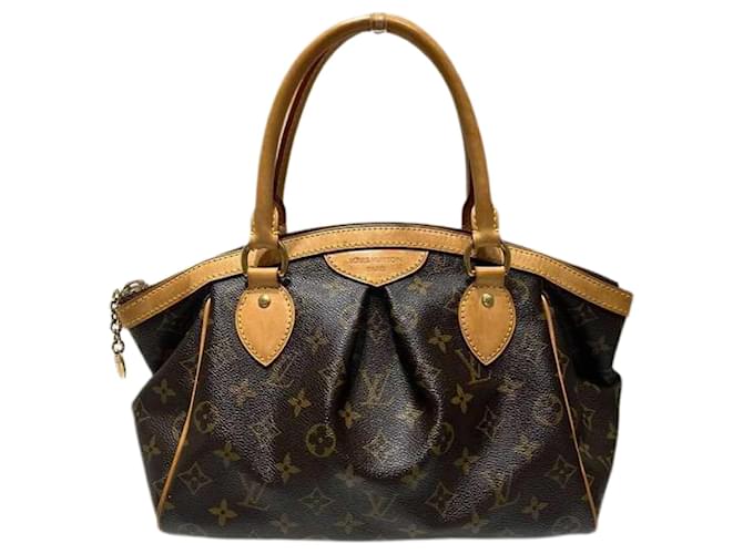 Bolso Louis Vuitton Monogram Tivoli PM Castaño Monograma Charol  ref.1507537