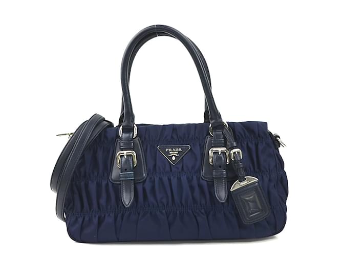 Prada navy blue bag online