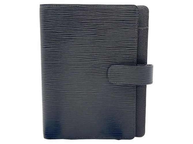 Louis Vuitton Epi Leather Notebook Case Black