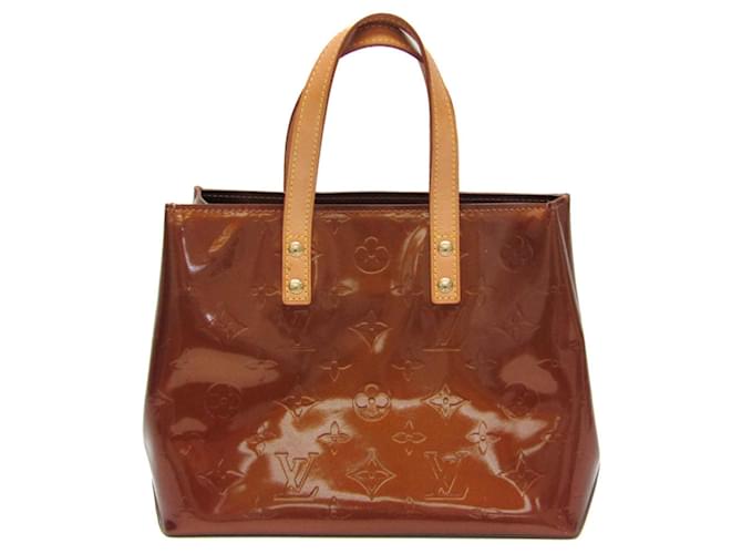 Sac à main Louis Vuitton Vernis Reade PM Cuir vernis Bronze  ref.1508500