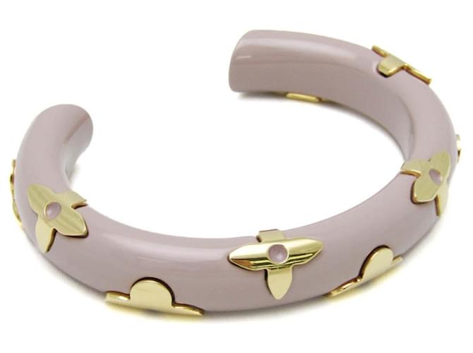 Bracelet en métal Monogram Daily de Louis Vuitton Jonke Doré Violet foncé  ref.1508507