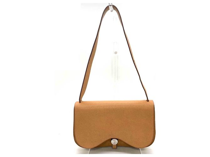 Borsa a spalla PM Colorado di Hermès Marrone Bianco Crudo