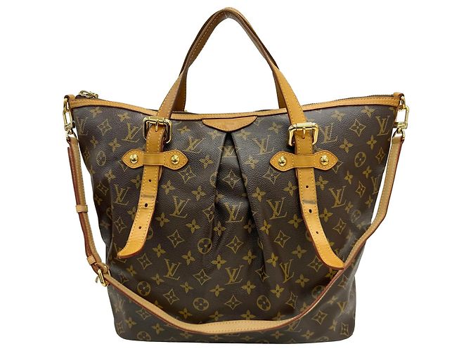 Sac à main Monogram Palermo GM de Louis Vuitton Marron Monogramme