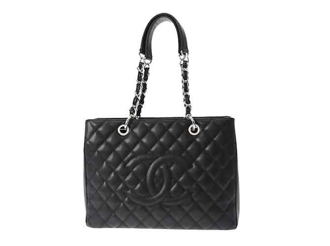 Chanel GST Grand Tote aus schwarzem Kaviarleder  ref.1508744