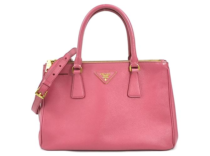 Bolsa de couro rosa Prada  ref.1509198