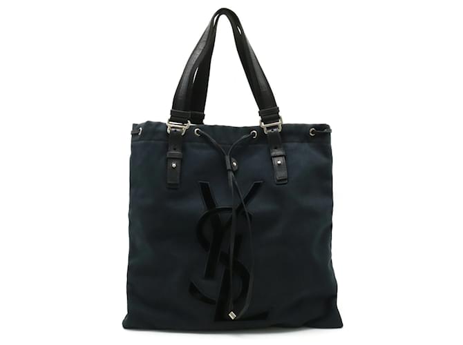 Yves Saint Laurent Kahala Tote Bag Black Cloth  ref.1509200