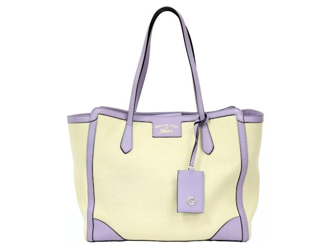 Borsa a spalla in tela beige Gucci  ref.1509366