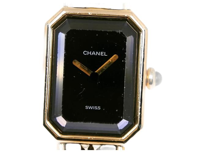 Montre Chanel Premiere L H0001 Noir Doré  ref.1509369