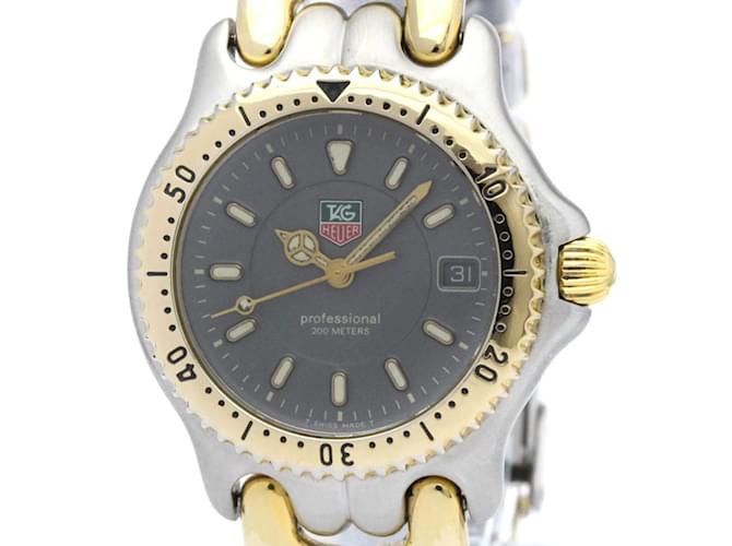 TAG HEUER Sel Professional Gold Plated Steel Mens Watch WG1220  ref.1509438