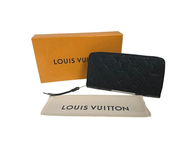 Louis Vuitton Long Wallet Empreinte Zippy Black