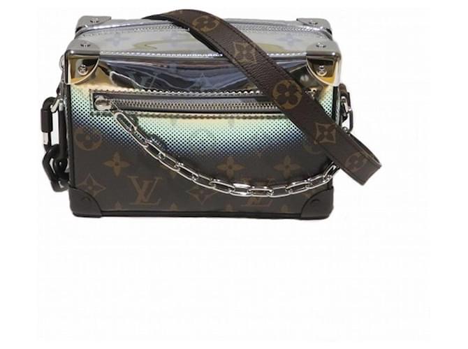 Louis Vuitton Monogram Metallic Nebula Mini Soft Trunk M23145 Shoulder Bag Silvery  ref.1509574