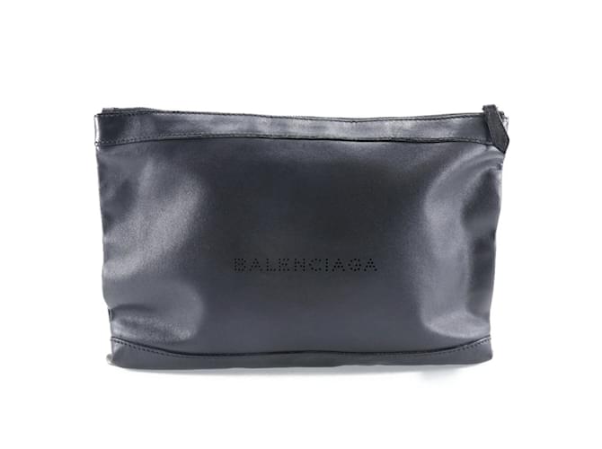 Balenciaga Black Suede Clutch Bag  ref.1509668