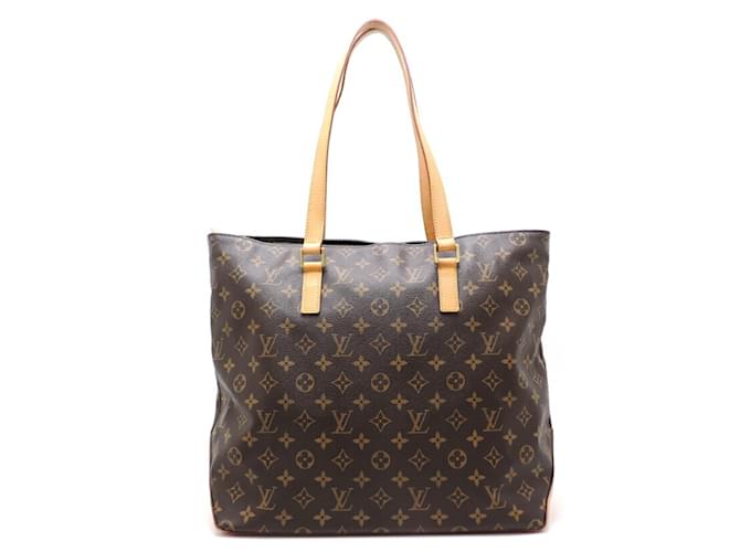 Louis Vuitton Cabas Mezzo Tote Bag Braun Damier ebene Lackleder  ref.1509700