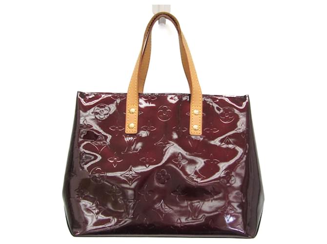 Bolso Louis Vuitton Monogram Vernis Reade PM Burdeos Charol  ref.1509728