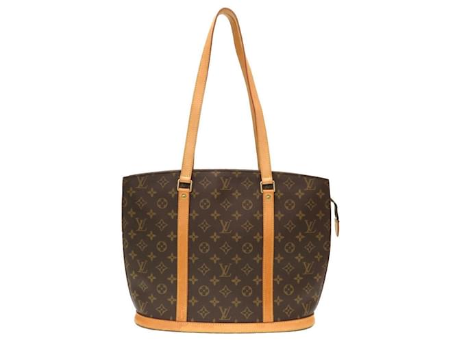 Babylone Louis Vuitton Monogram Babylon Tote Bag Brown Patent leather  ref.1509735