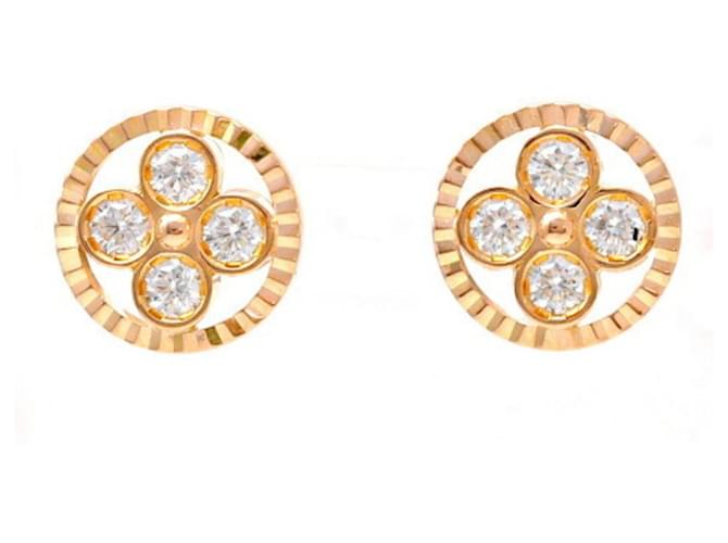 Louis Vuitton Blossom Collection Puss Sun K18PG Pink Gold Earrings  ref.1509896