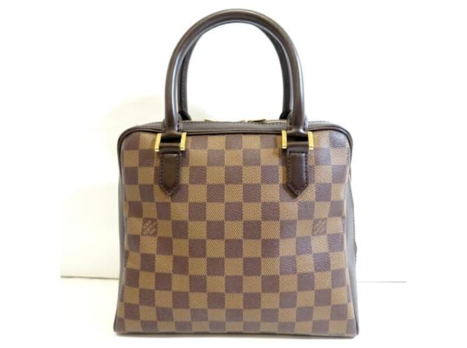 Louis Vuitton Damier Brera Handtasche Braun Damier ebene Leinwand  ref.1509969