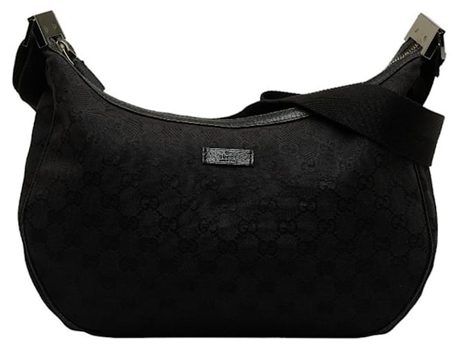 Borsa a Spalla in Tela GG Gucci Nero  ref.1510135