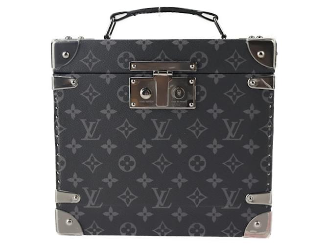 Bolso Vanity Monogram Eclipse Louis Vuitton Negro Monograma Lienzo  ref.1510264