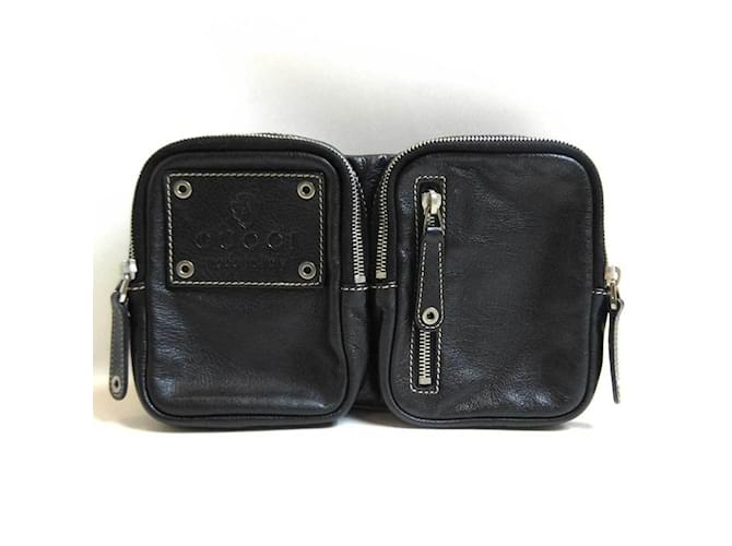 Gucci Black Leather Sling Bag  ref.1510291