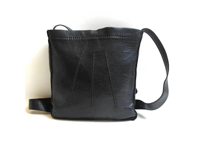 Hermès Hermes Toudou Black Mini Shoulder Bag Leather  ref.1510331