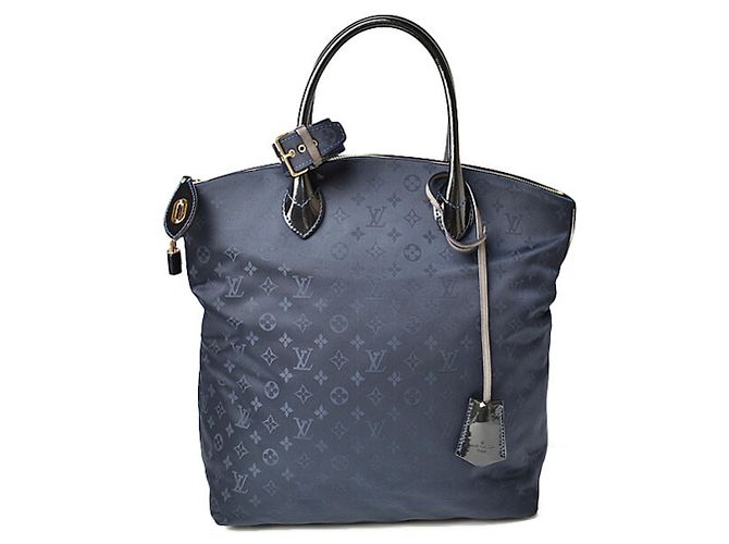 Bolsa Tote Lockit MM Monogram De Jour Louis Vuitton Azul