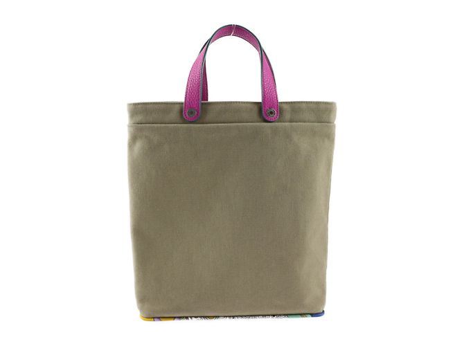 Silk In Sac à main Ash Petit H d'Hermès Kaki