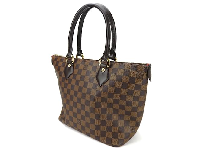 Sac tote Louis Vuitton Saleya PM N51183 Toile Damier ebène  ref.1510893