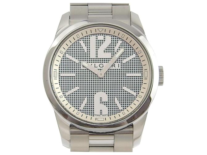 Bulgari Bvlgari Solotempo ST37S Men's Wristwatch Silvery  ref.1510943