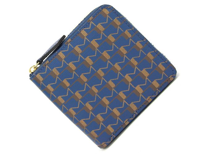 Moynat Navy Bi-Fold Wallet