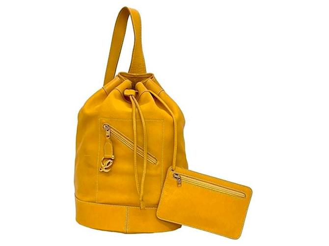 Borsa da viaggio in pelle cammello Loewe  ref.1511146