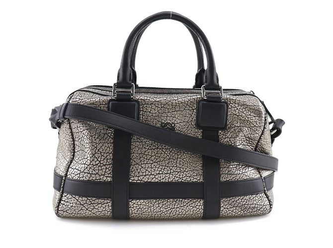 Loewe 2WAY Schulterhandtasche Mini Boston Schwarz