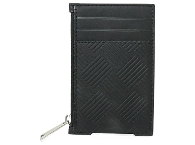 Porte-monnaie noir Bottega Veneta Caoutchouc  ref.1511237