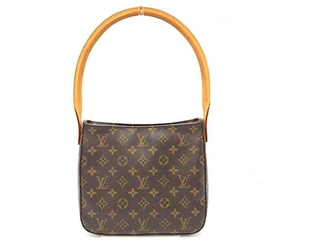 Borsa a Spalla Louis Vuitton Monogram Looping MM Marrone Monogramma Pelle verniciata  ref.1511302