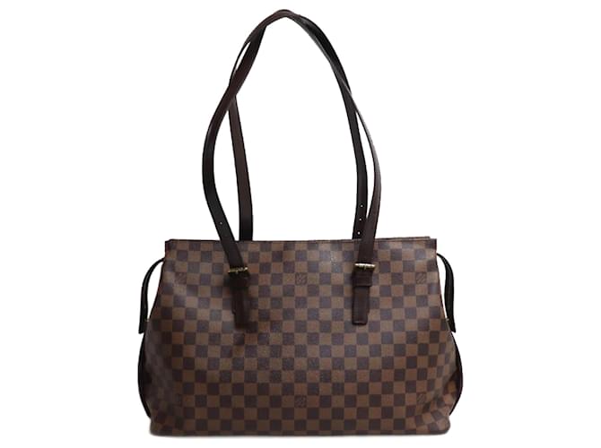 Sac à épaule Chelsea Louis Vuitton Toile Damier ebène  ref.1511359