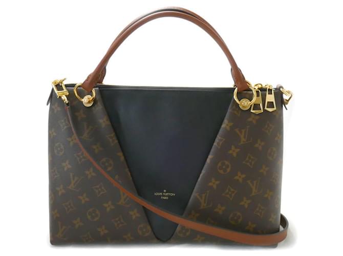 Louis Vuitton Monogram V Tote MM 2Way Shoulder Bag Patent leather  ref.1511420