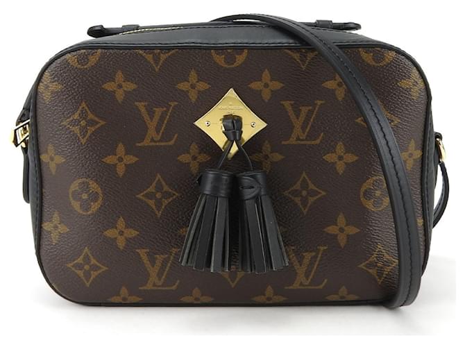 Louis Vuitton Monogram Shoulder Bag Black Patent leather  ref.1511464