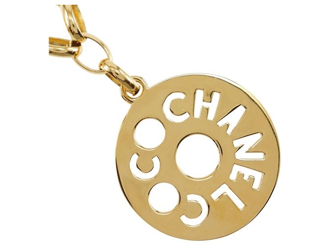 Collier plaqué or Chanel