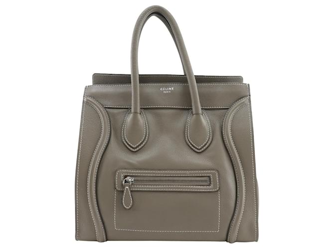 Céline Borsa Tote in pelle mini Celine Luggage per donne Marrone  ref.1511486