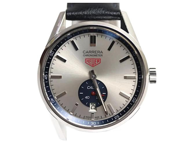 TAG HEUER Carrera Caliber 6 Automatic Wristwatch Navy blue  ref.1511527