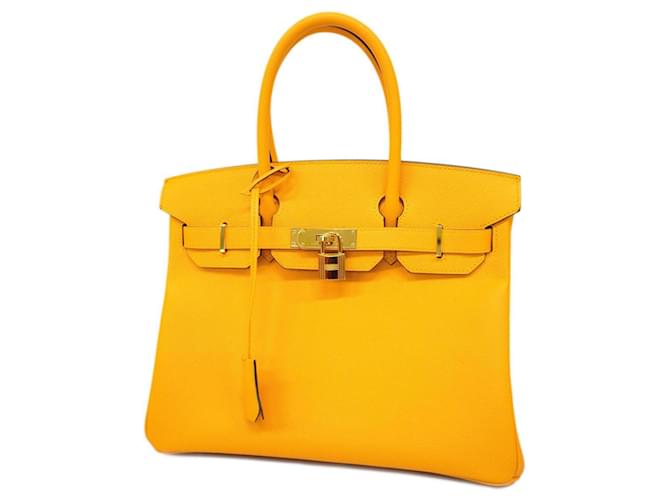 Hermès Bolsa Hermes Birkin 30 D Couro  ref.1511747