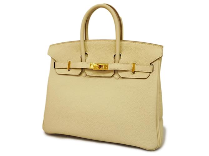 Bolso Hermès Birkin 25 T de cuero Togo grabado  ref.1511769