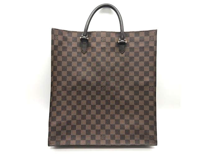 Louis Vuitton Tote Bag Sappura Damier Braun x Schwarz Leinwand  ref.1511803