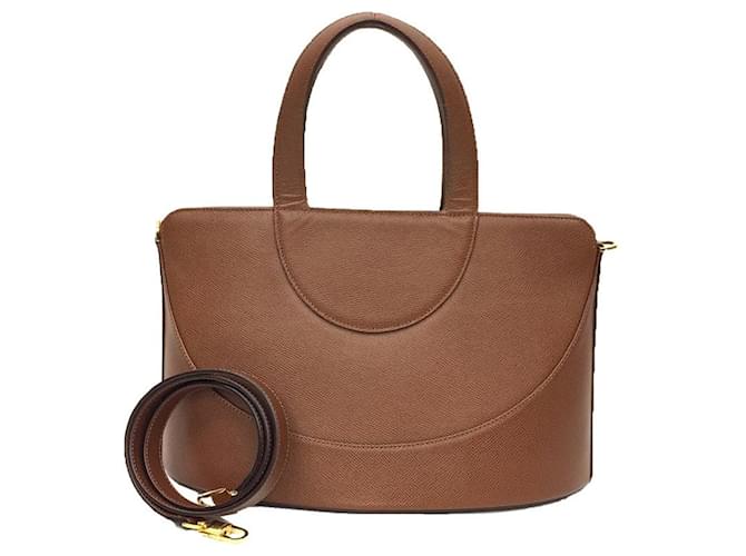 Bulgari Bvlgari Brown Leather Shoulder Bag  ref.1511853