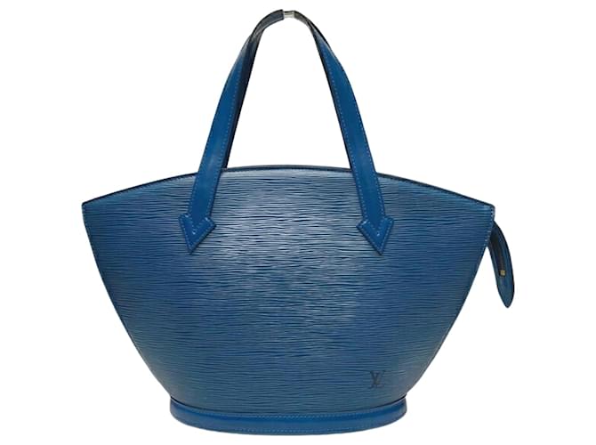 Epi Saint-Jacques Handtasche von Louis Vuitton Blau Leder  ref.1511997