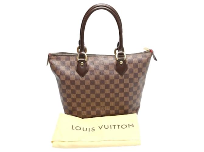 Sac à main Louis Vuitton Damier Salea PM Toile Marron  ref.1512058