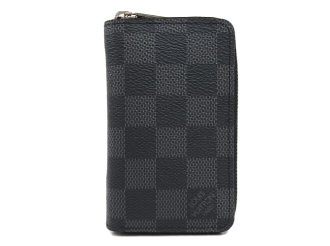 Porta-moedas Zippy Damier Graphite Louis Vuitton Damier ebene Lona  ref.1512288